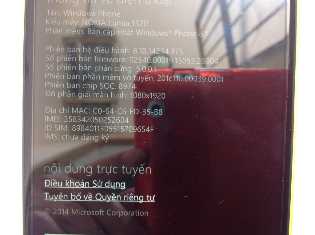 Lumina 1520 màu vàng - 1