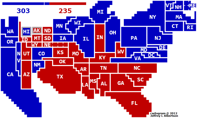 2012 Electoral College Projection - FiveThirtyEight 2012-07-25