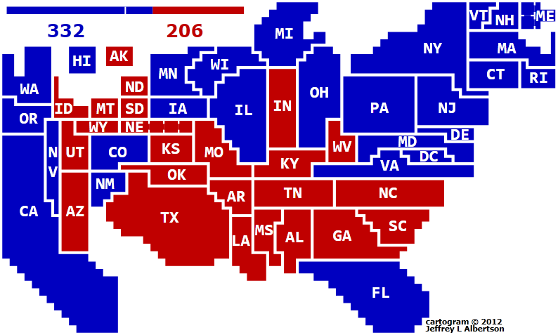 2012 Electoral College Projection - FiveThirtyEight 2012-08-03