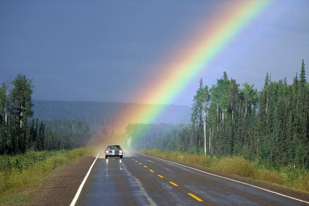 highway rainbow