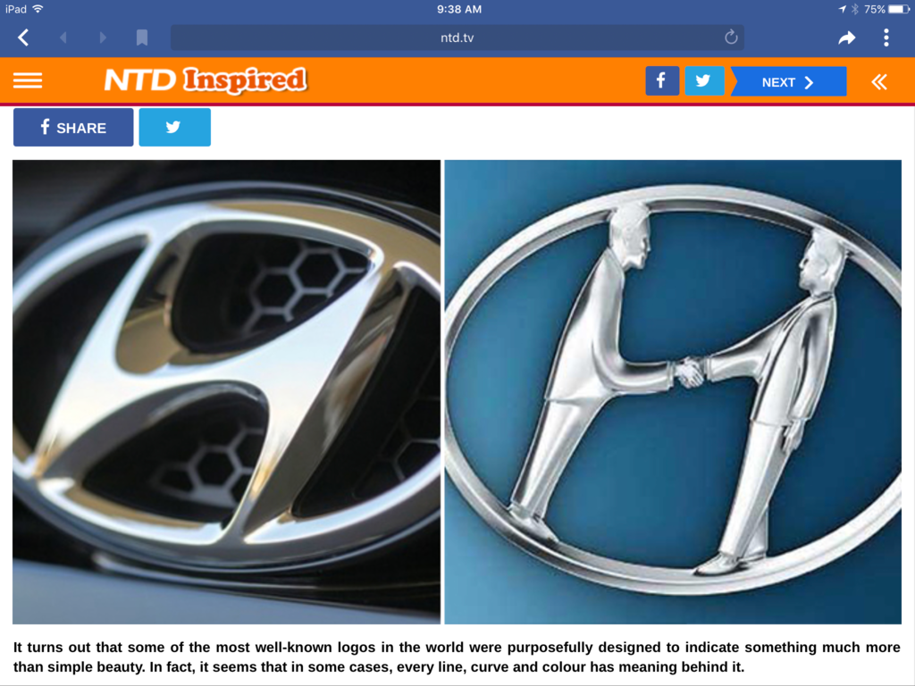 Hyundai Forums Hyundai Forum What the Hyundai slanted "H" logo