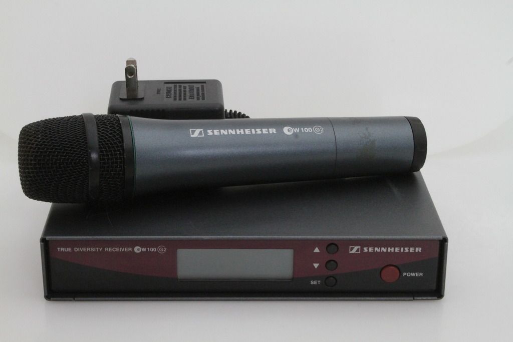 Sennheiser Ew100 G2 True Diversity Wireless Receiver W Wireless Microphone Ebay 8063