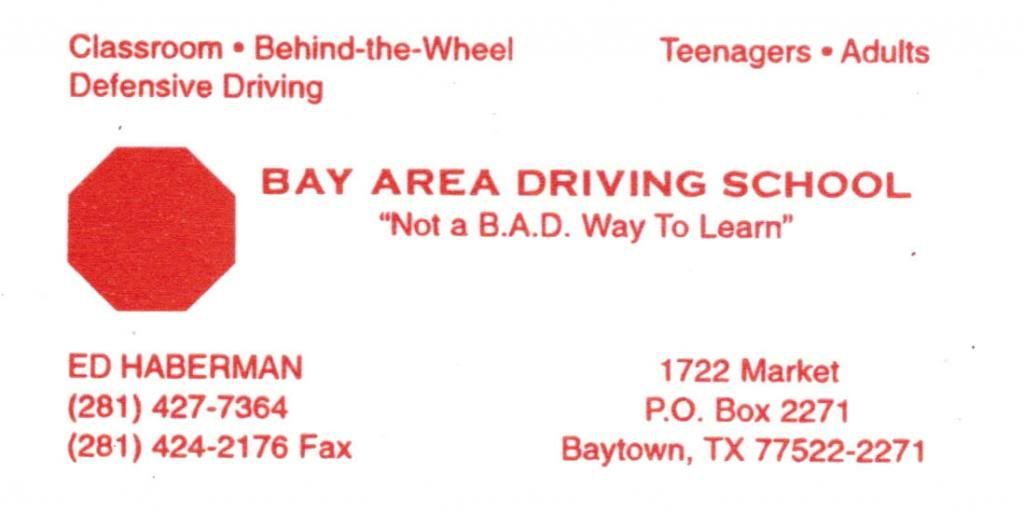 Bay Area Driving School Inc - Homestead Business Directory