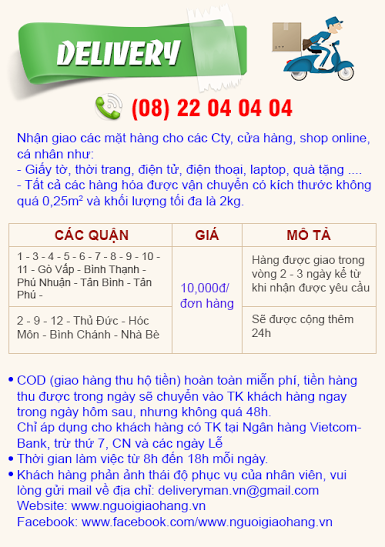 www.nguoigiaohang.vn - Tel: (08) 22 040404 - Giao hàng các Quận giá chỉ 10k/đơn - 4