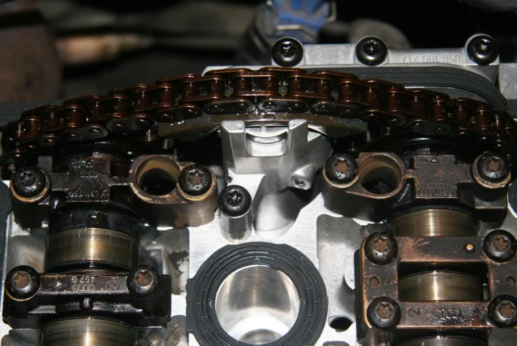 Exhaust cam timing marks don't line up at same time