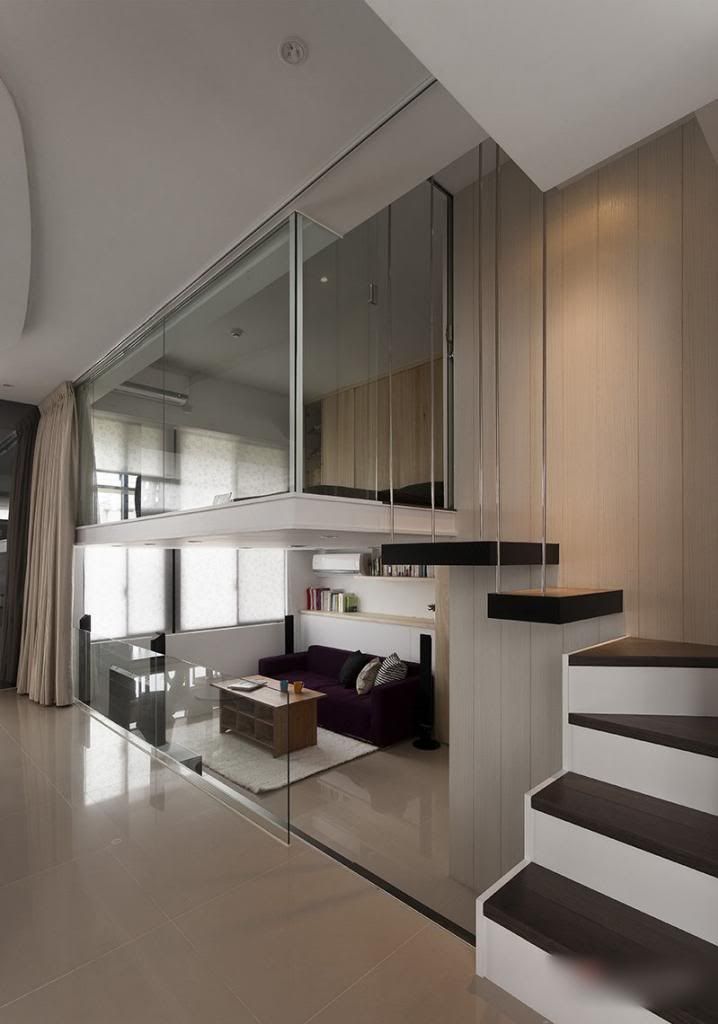 photo delightful-small-apartment-with-loft-bedroom-idea-1.jpg