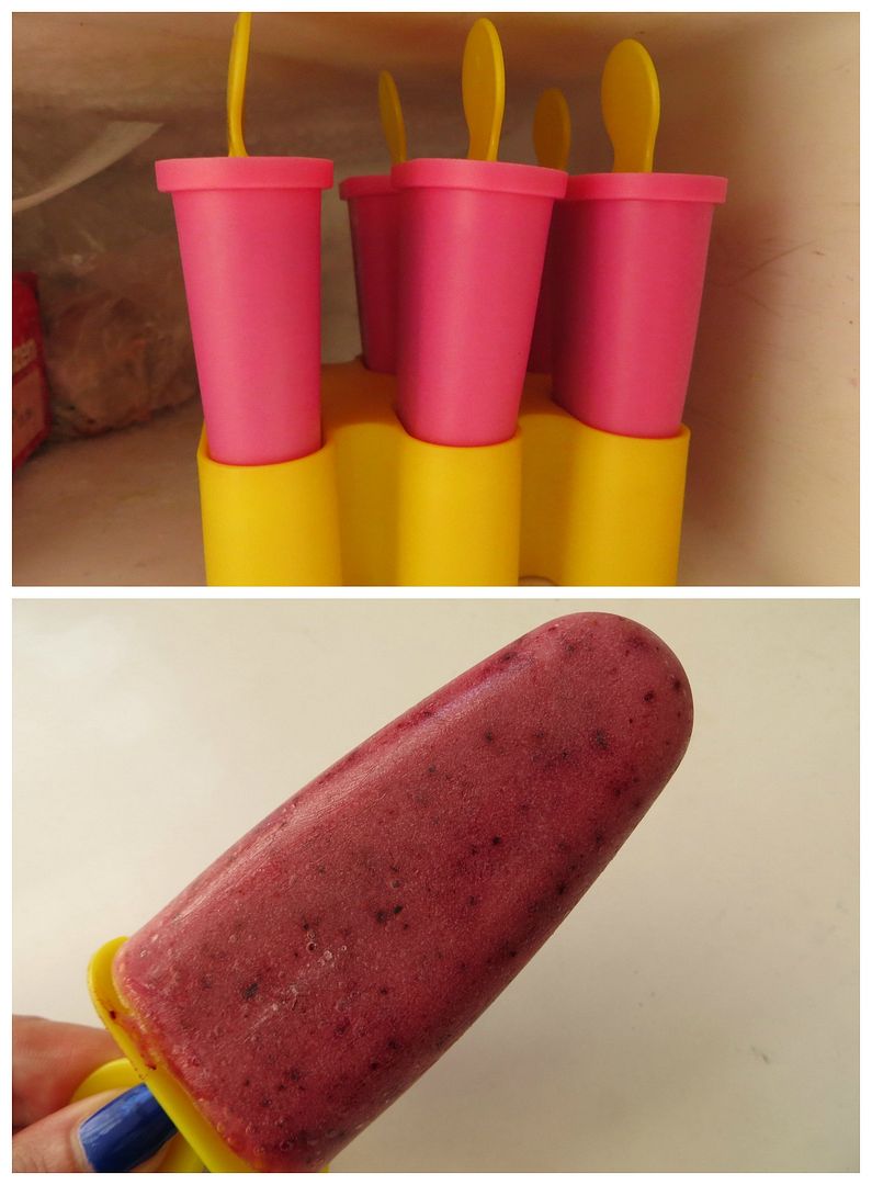 Recipe sugar & dairy free ice lollies Floating in Dreams