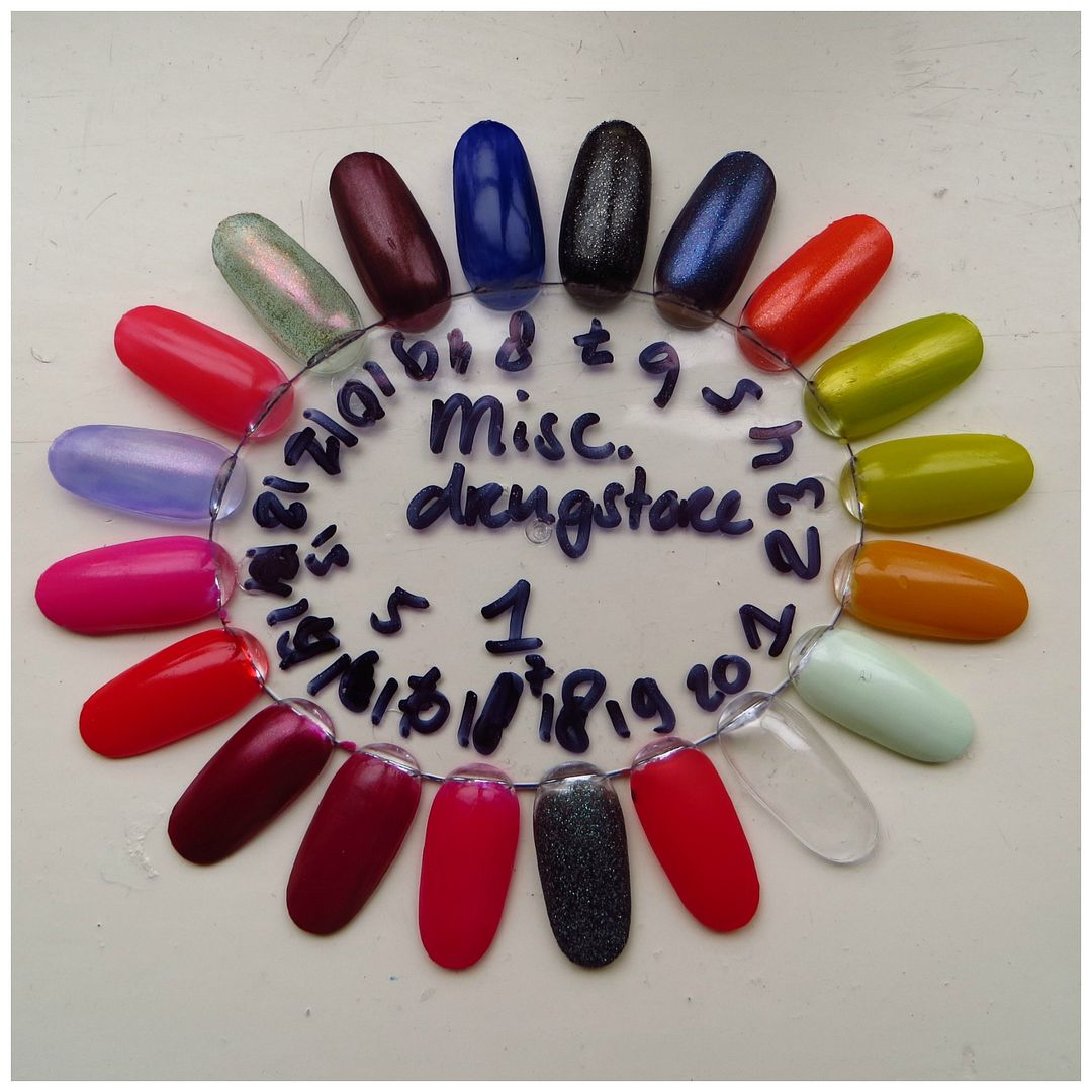 Drugstore nail polish stash 2 Floating in dreams