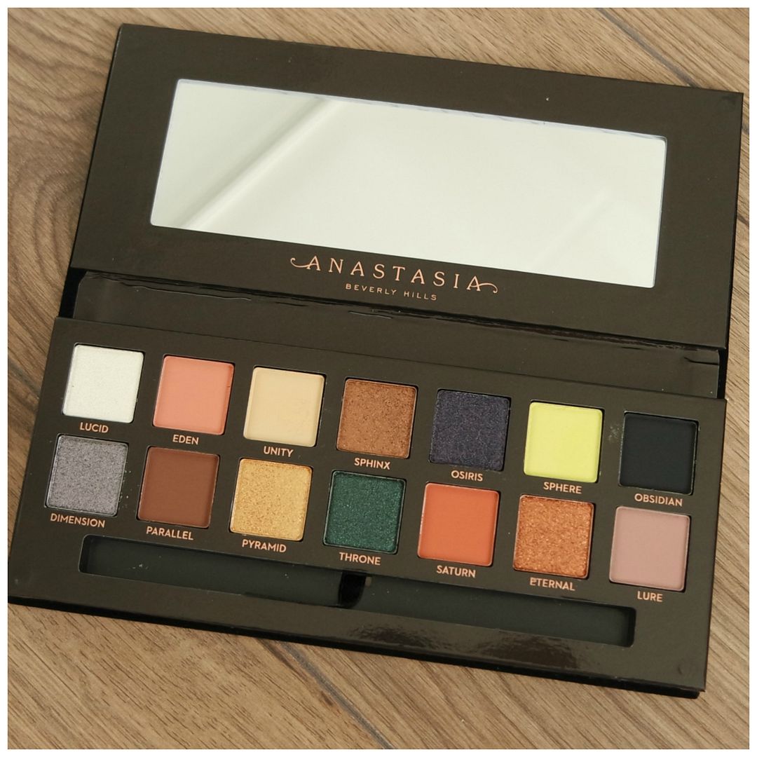 anastasia beverly hills prism eyeshadow palette review swatch makeup look