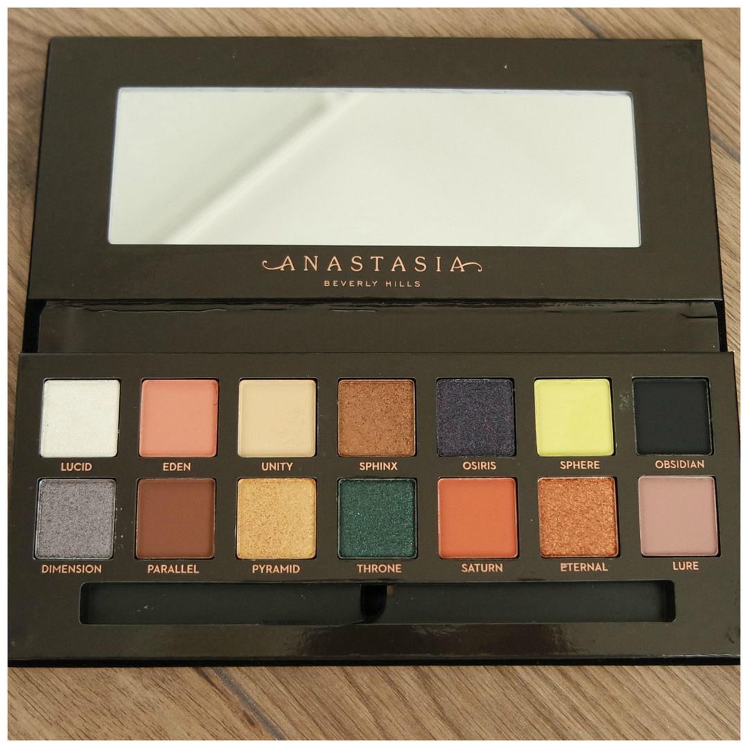 anastasia beverly hills prism eyeshadow palette review swatch makeup look