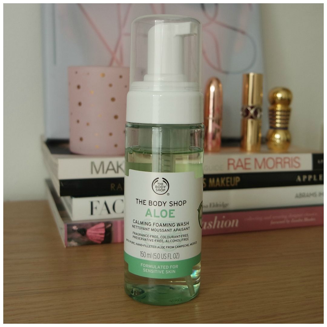 the body shop aloe vera calming foaming face wash skincare sensitive skin review swatch the body shop aloe vera calming foaming face wash skincare sensitive skin review swatch