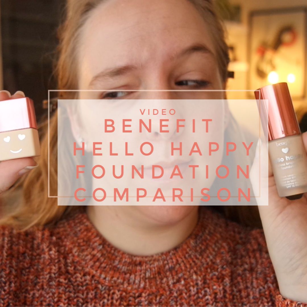 benefit hello happy foundation soft blur flawless brightening review comparison swatch application makeup benefit hello happy foundation soft blur flawless brightening review comparison swatch application makeup