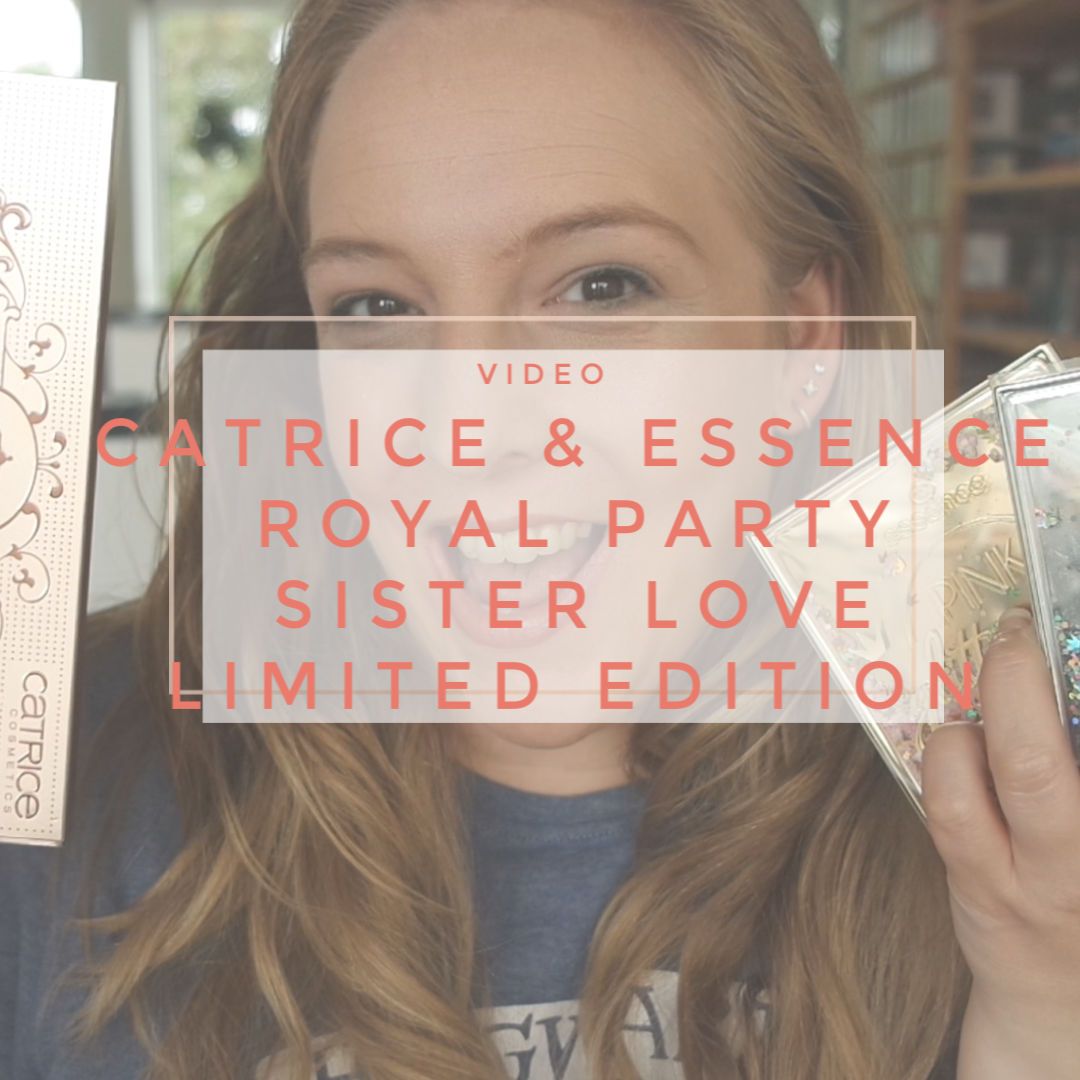 catrice essence royal party sister love limited edition eyeshadow palette review swatch first impression makeup look queen couture pink silver glitter show