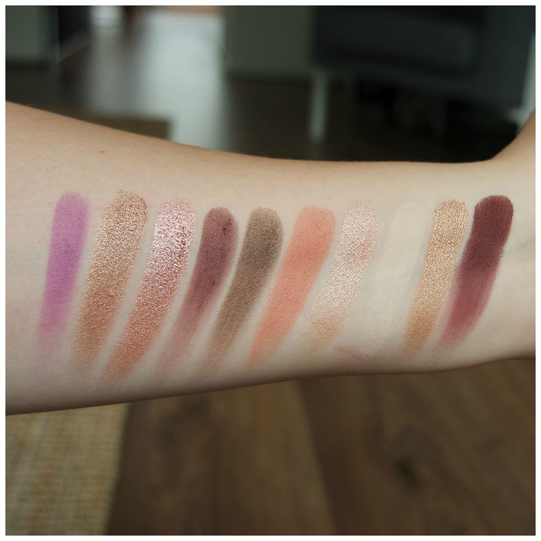 catrice crystallized rose quarts eyeshadow palette review swatch look
