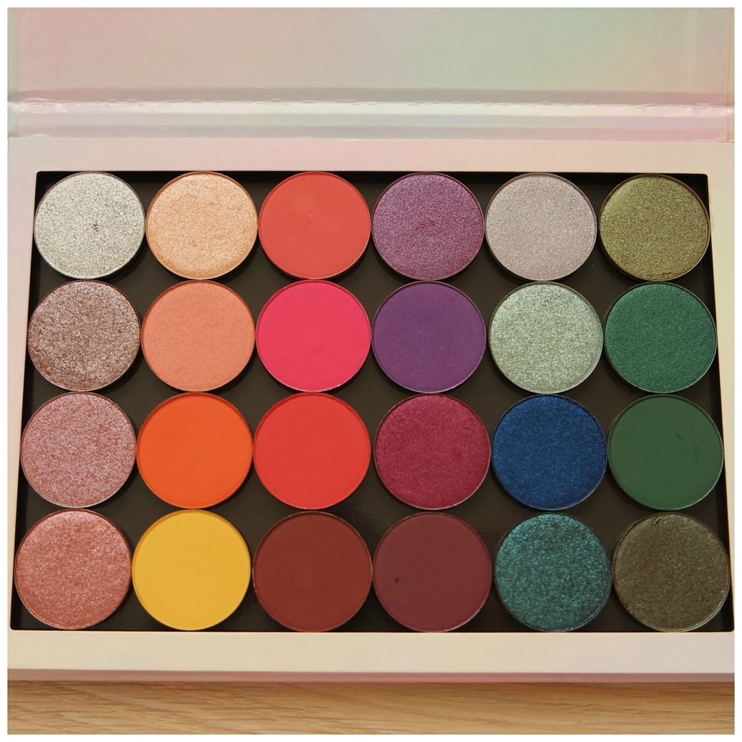 colourpop single eyeshadow palette review swatch makeup looks