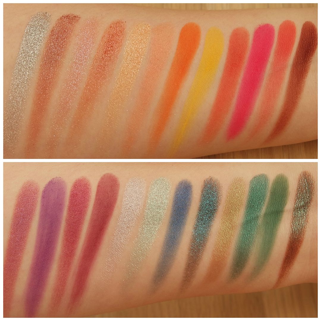 colourpop single eyeshadow palette review swatch makeup looks