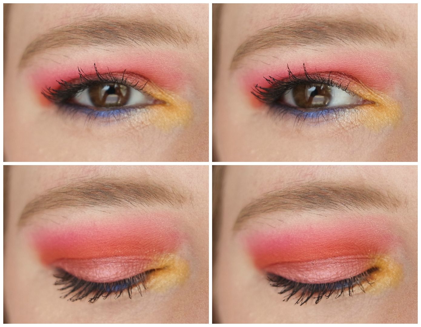 colourpop single eyeshadow palette review swatch makeup looks