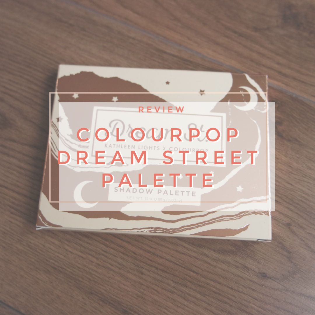 colourpop kathleen lights dream street eyeshadow palette collab review swatch application makeup look colourpop kathleen lights dream street eyeshadow palette collab review swatch application makeup look