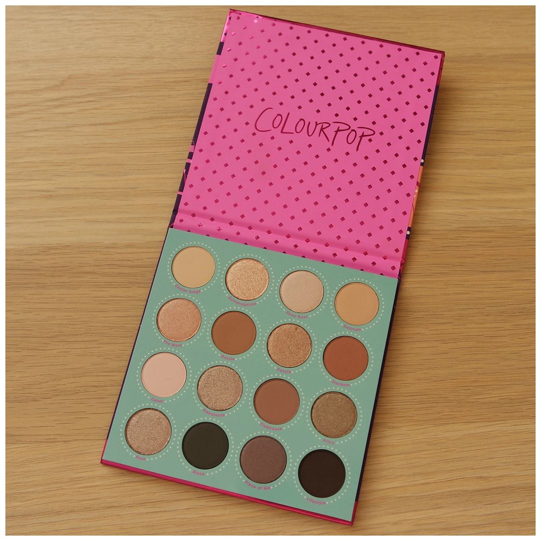colourpop the fame eyeshadow palette review swatch makeup look colourpop the fame eyeshadow palette review swatch makeup look