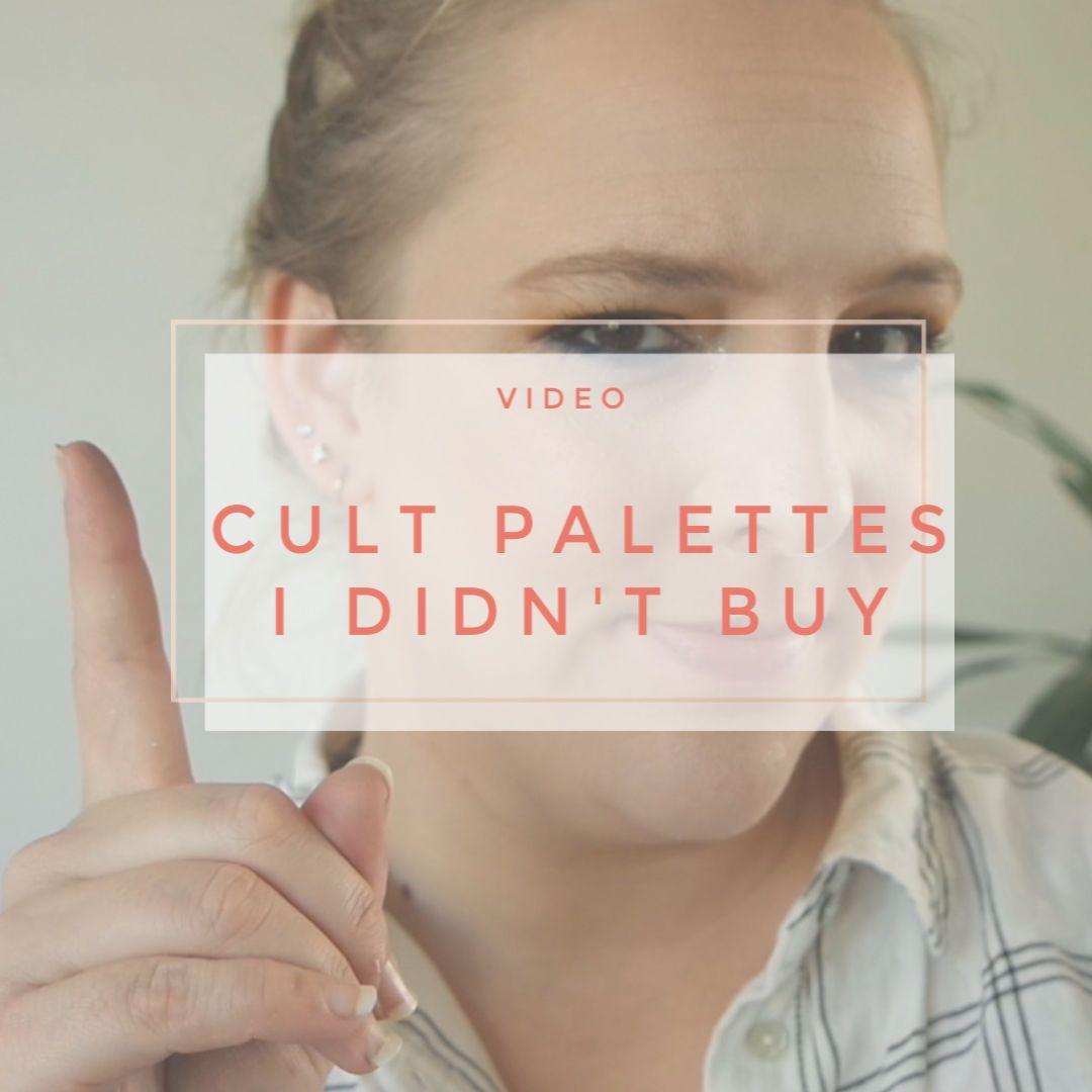 cult popular eyeshadow palettes I don't own I didn't buy no buy