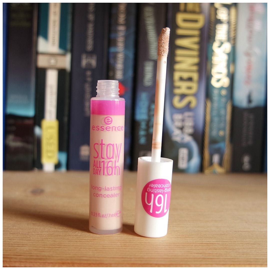 essence stay all day 16 h concealer 20 soft beige review swatch look application