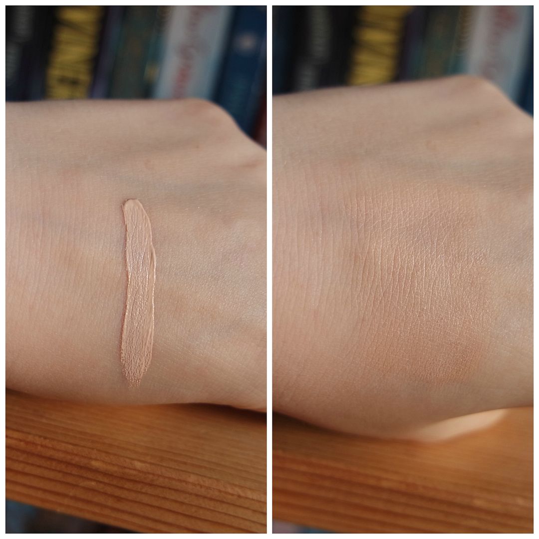 essence stay all day 16 h concealer 20 soft beige review swatch look application