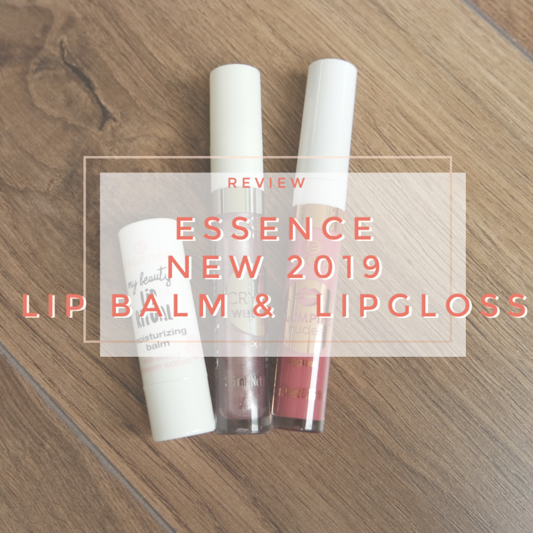 essence new 2019 lipgloss lip balm My Beauty Lip Ritual Moisturizing Crystal Wet Look soul crystal Plumping Nudes big bang review swatch