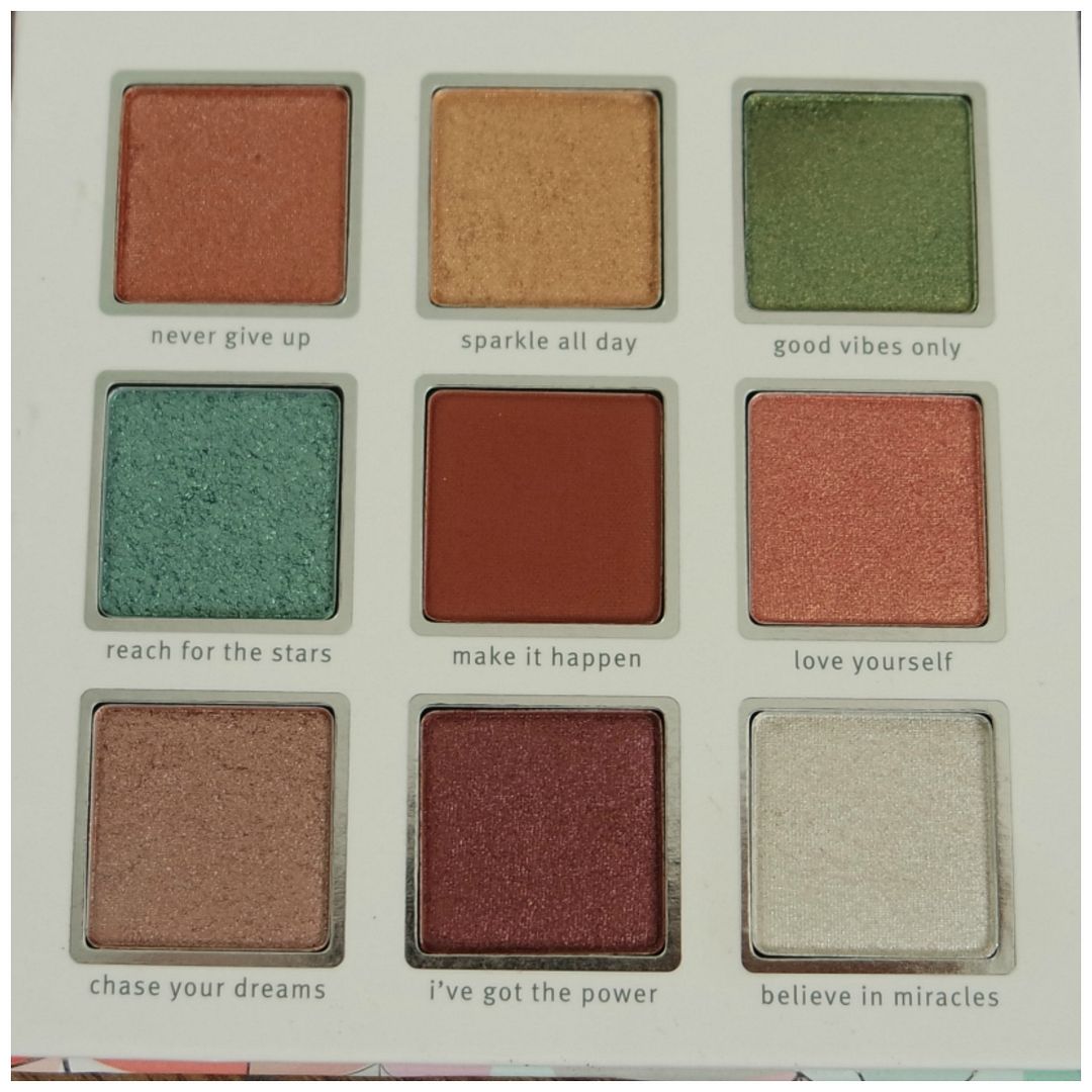 essence crystal power eyeshadow palette review swatch application makeup look