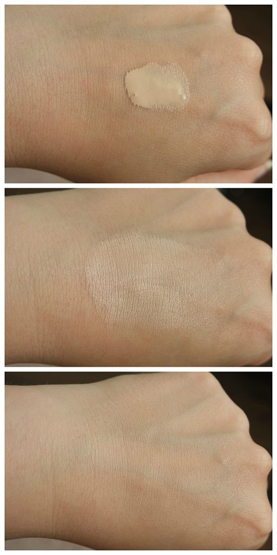 estee lauder double wear nude foundation review swatch 1N0 Porcelain