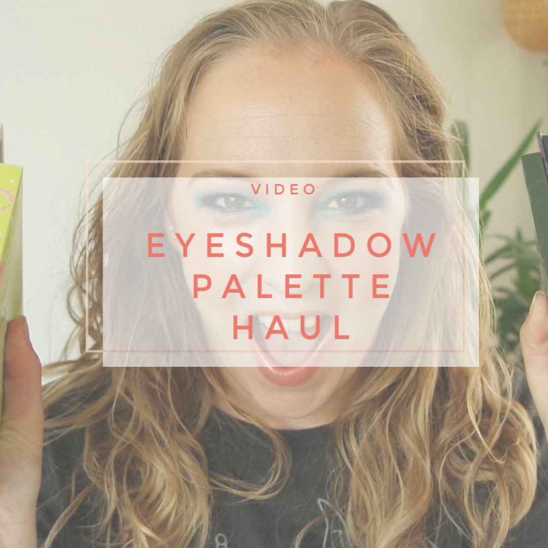 eyeshadow palette haul