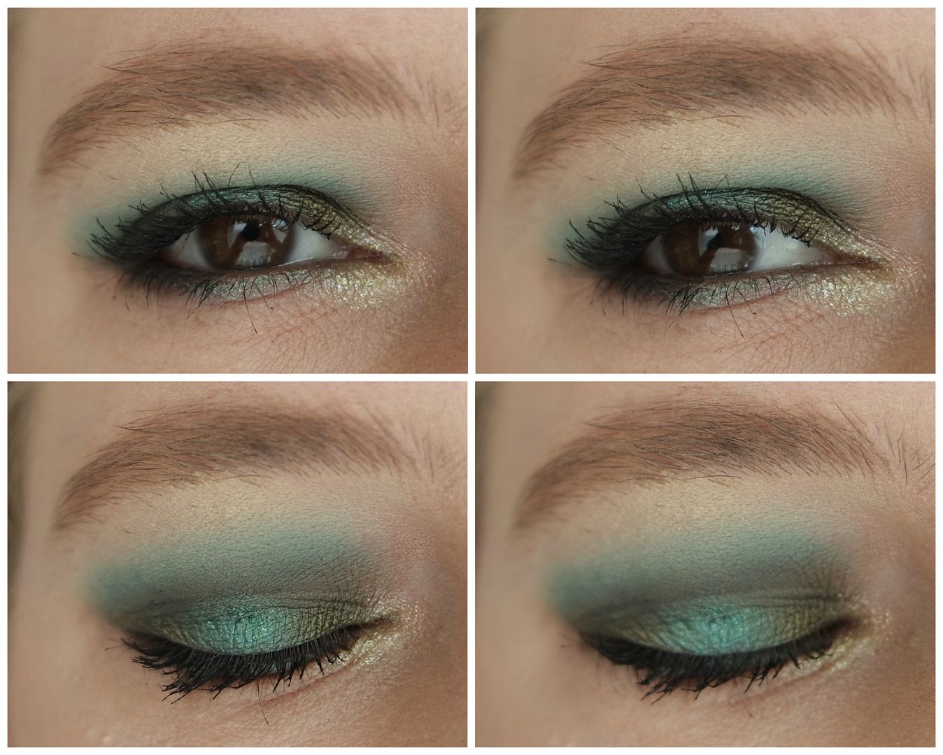 huda beauty emerald obsessions eyeshadow palette review swatch makeup look