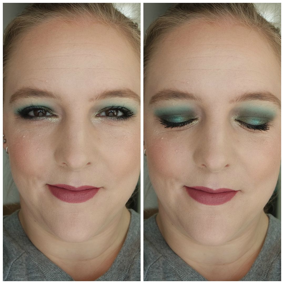 huda beauty emerald obsessions eyeshadow palette review swatch makeup look