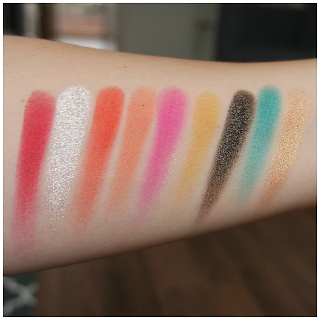 juvia's place the festival eyeshadow palette review swatch makeup look application eye