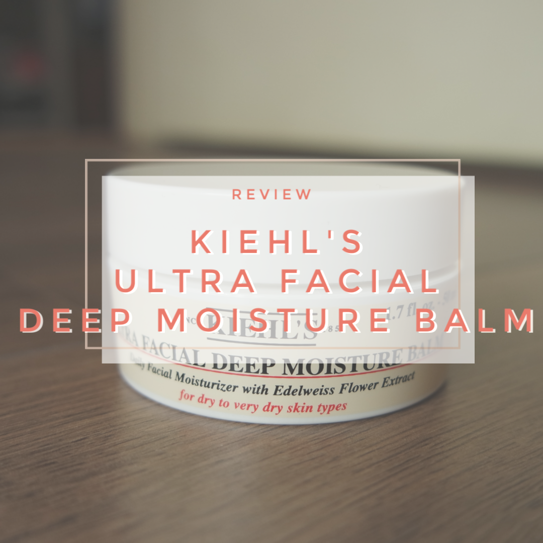 kiehl's ultra facial deep moisture balm skincare dry skin review swatch