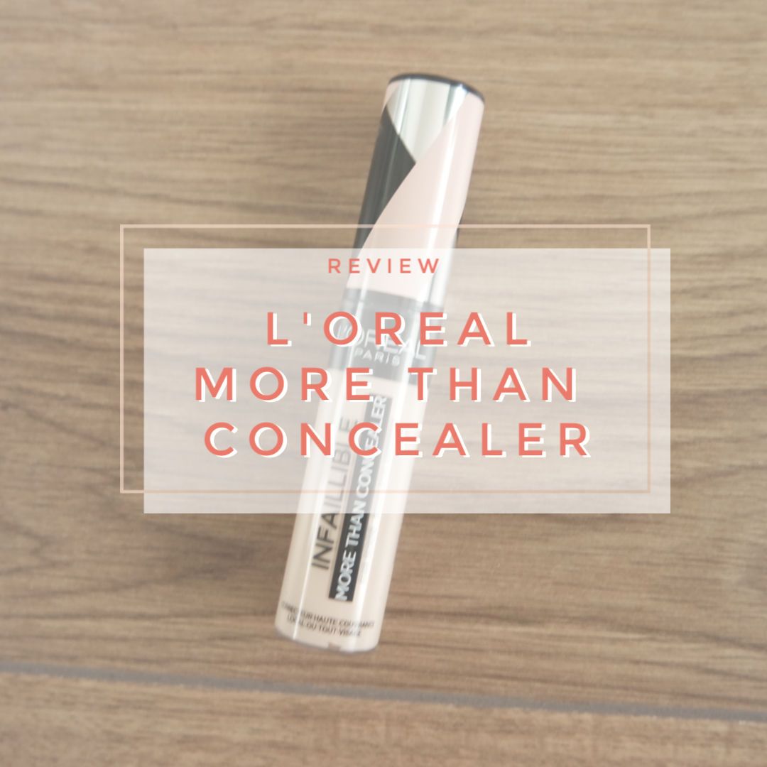 l'oreal more than concealer infallible review swatch 323 fawn makeup look