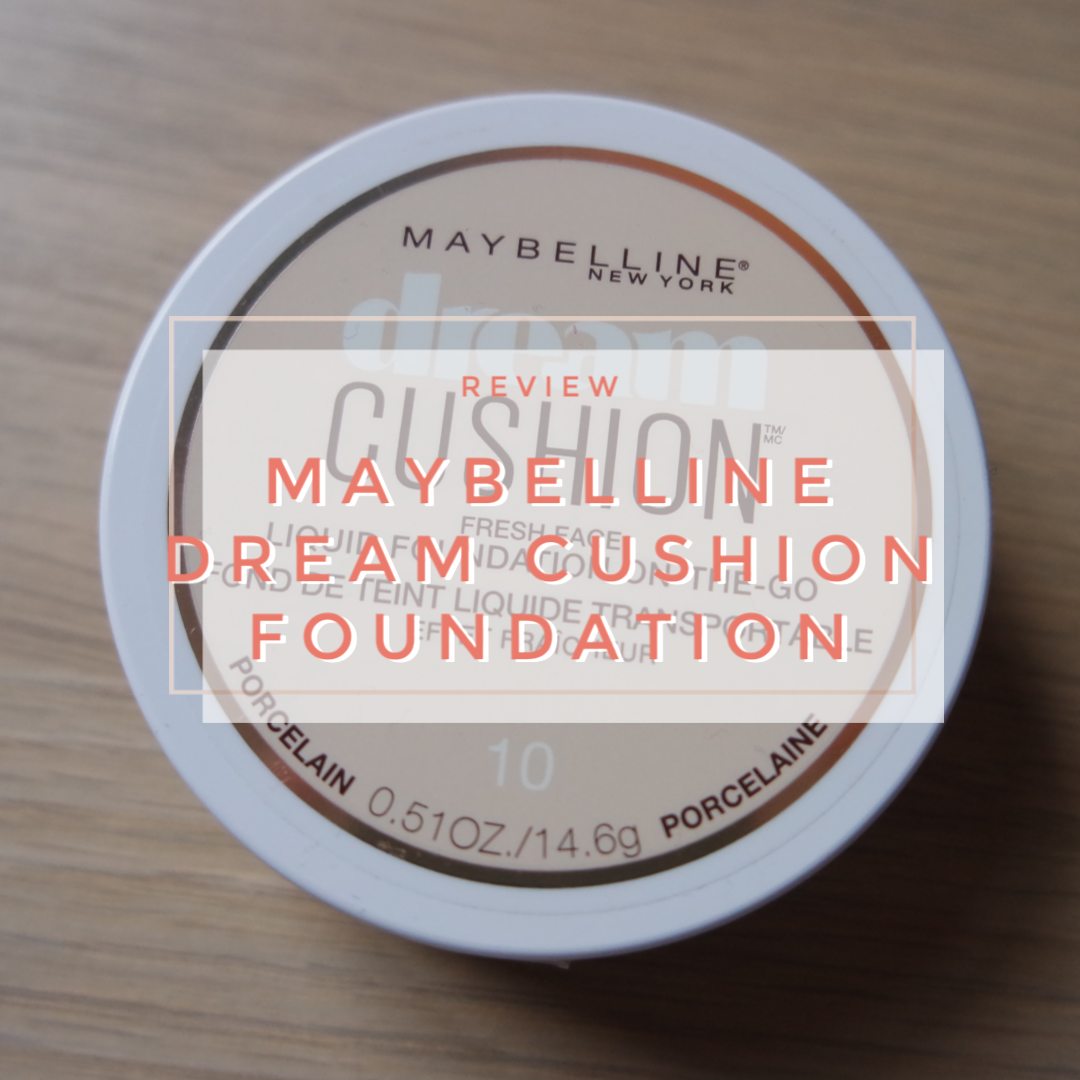 maybelline dream cushion foundation 10 porcelain review swatch