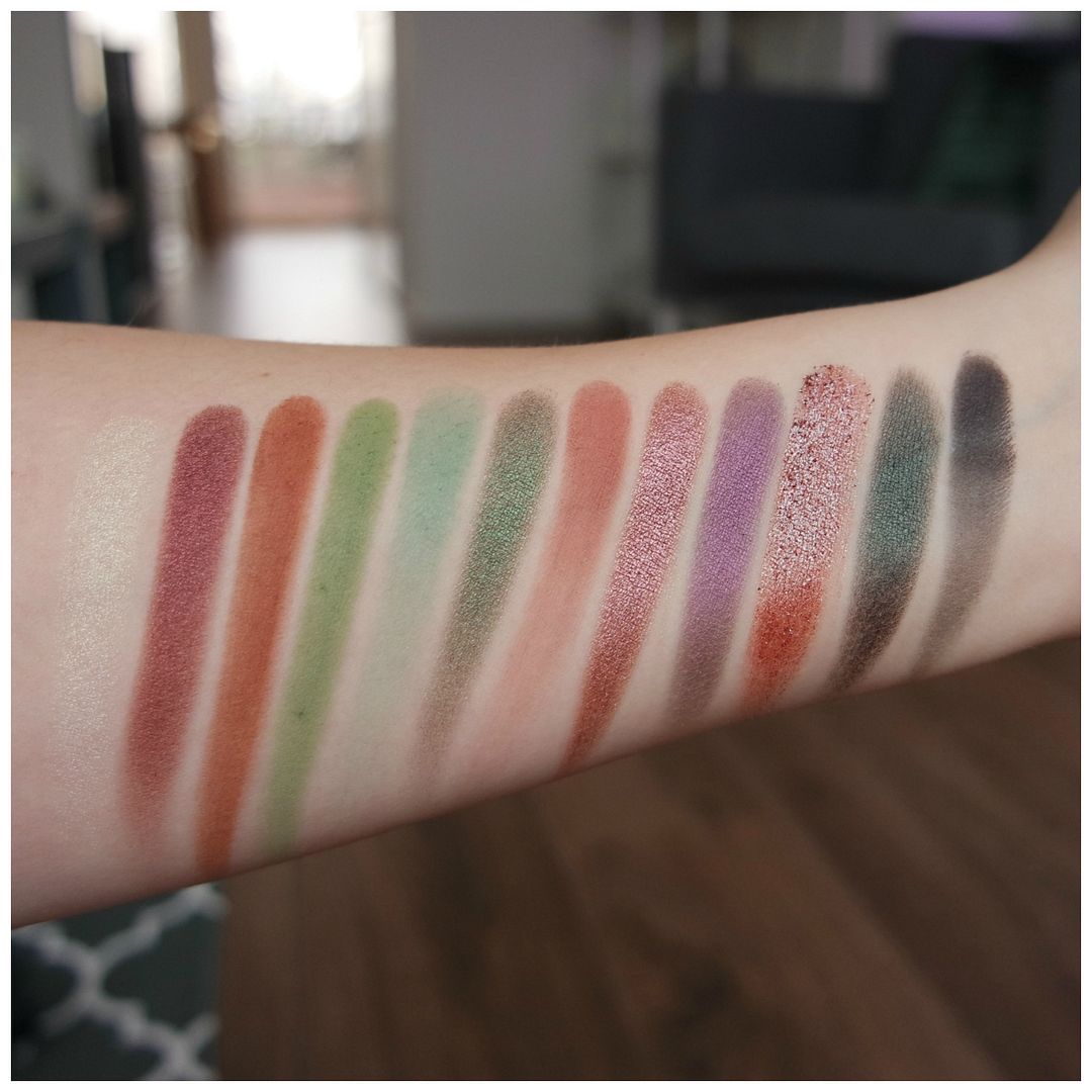 meesha lou cosmetics witchcraft eyeshadow palette indie makeup review swatch meesha lou cosmetics witchcraft eyeshadow palette indie makeup review swatch