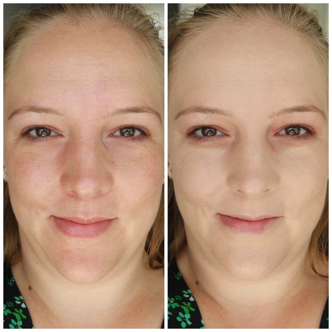 make up revolution conceal & hydrate concealer foundation c3 f2 fair dry skin review swatch application makeup look