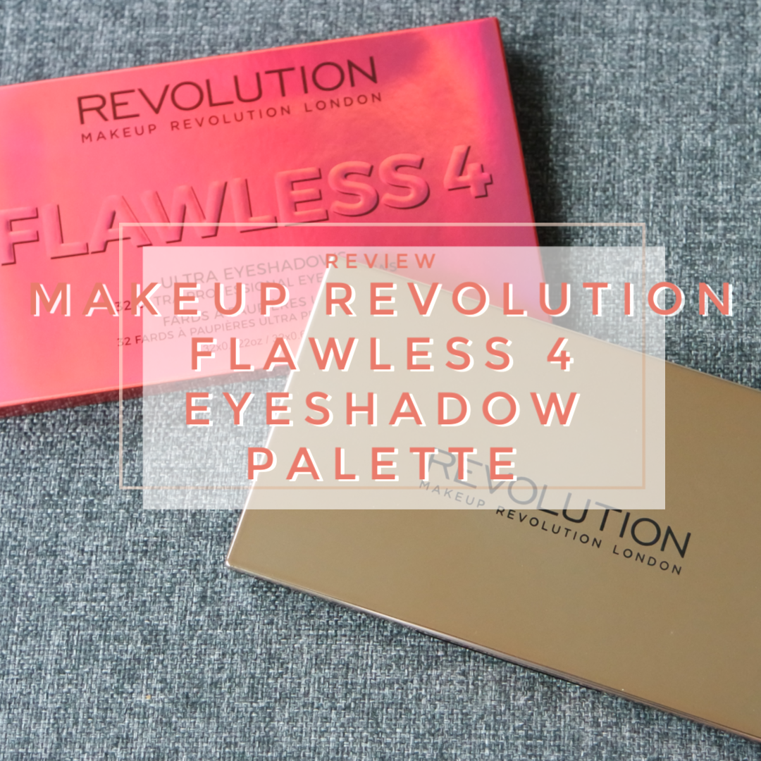 make up revolution flawless 4 eyeshadow palette review swatch