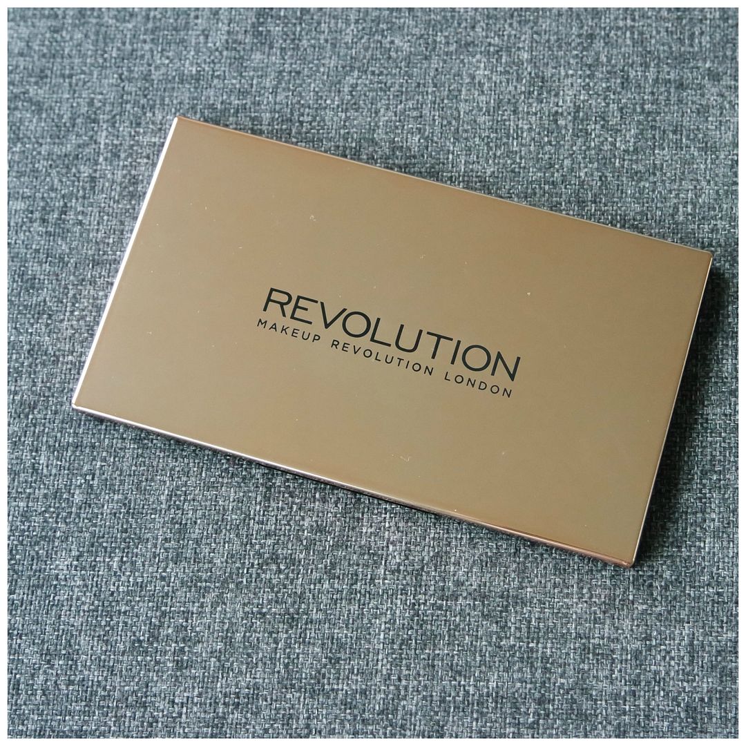 make up revolution flawless 4 eyeshadow palette review swatch