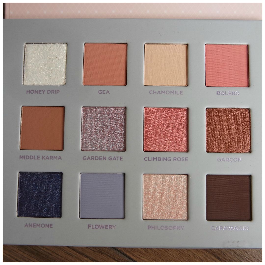 nabla soul blooming eyeshadow palette review swatch makeup looks
