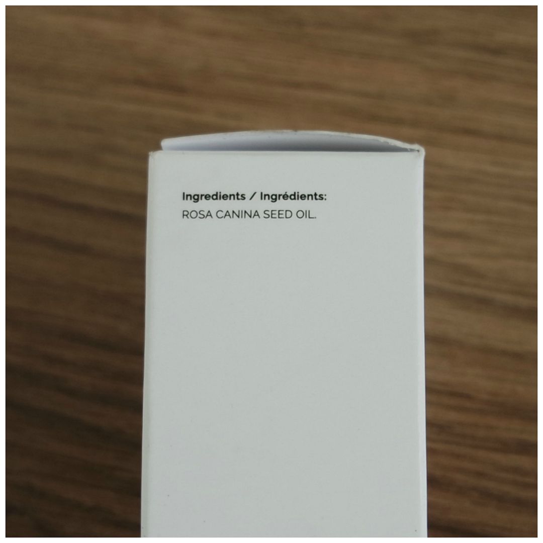 the ordinary cold pressed rose hip seed oil face review swatch skincare