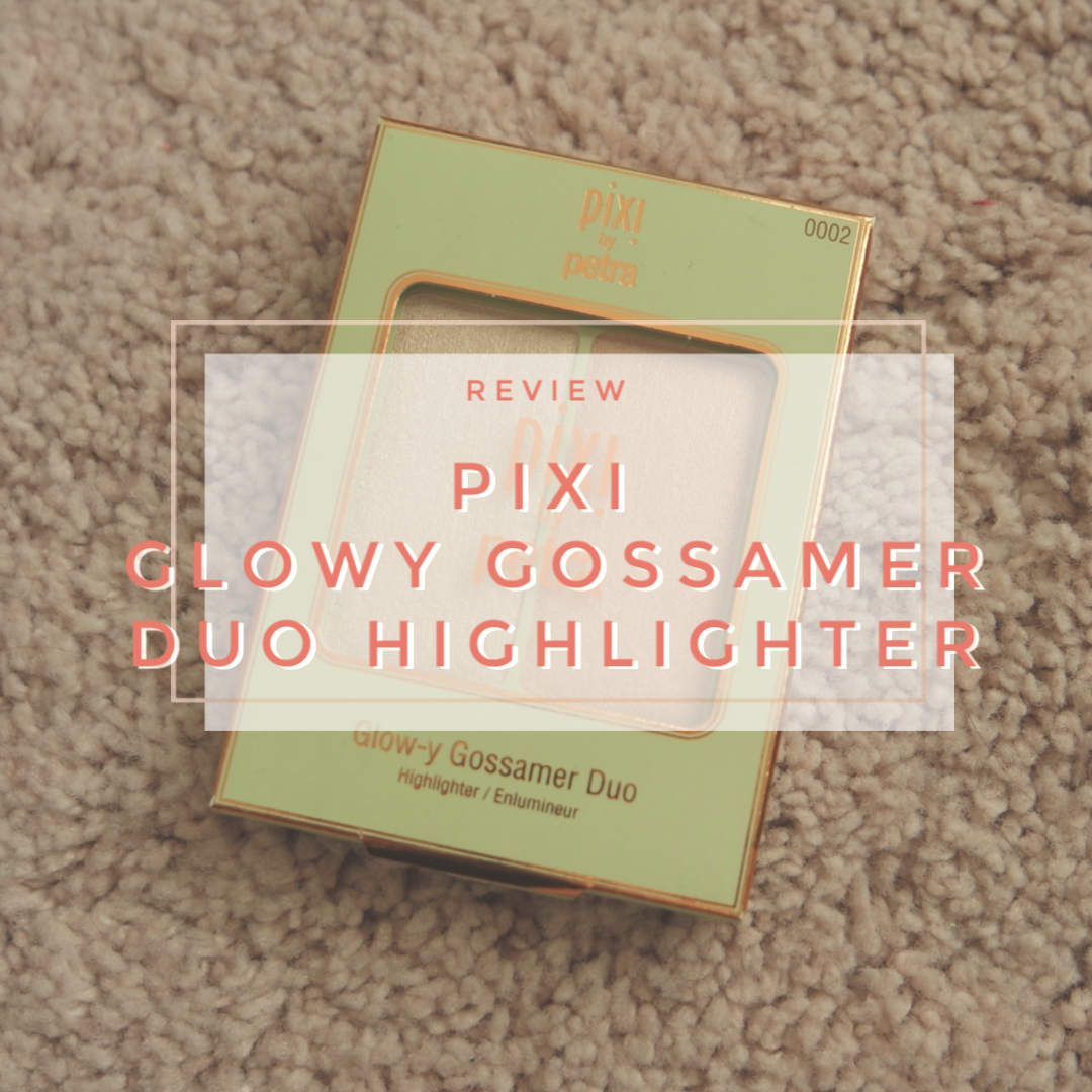 pixi glowy gossamer duo highlighter review swatch subtle sunrise
