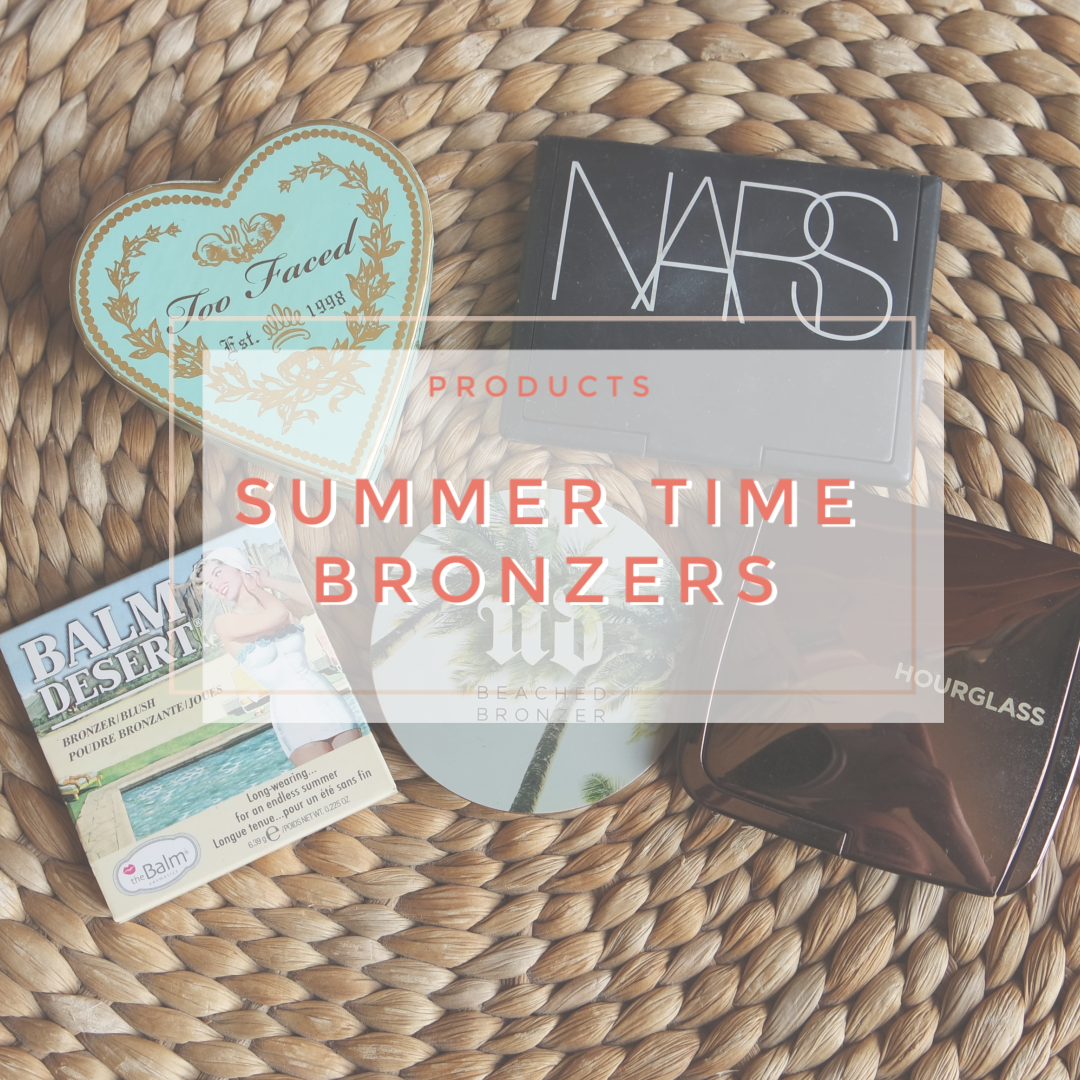 top 5 summer time bronzers the balm hourglass too faced urban decay nars