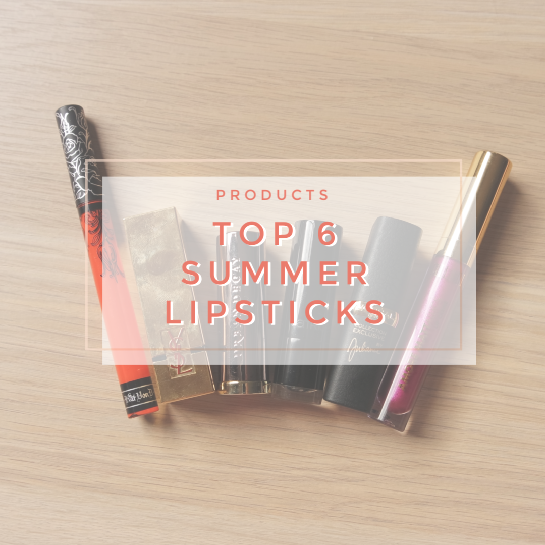 top 6 favorite summer lipsticks milani l'oreal catrice urban decay ysl kat von d