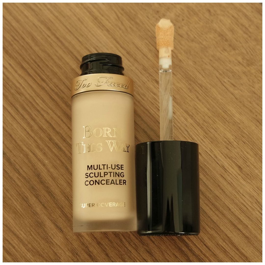 too faced born this way multi-use concealer review swatch snow super coverage sculpting
