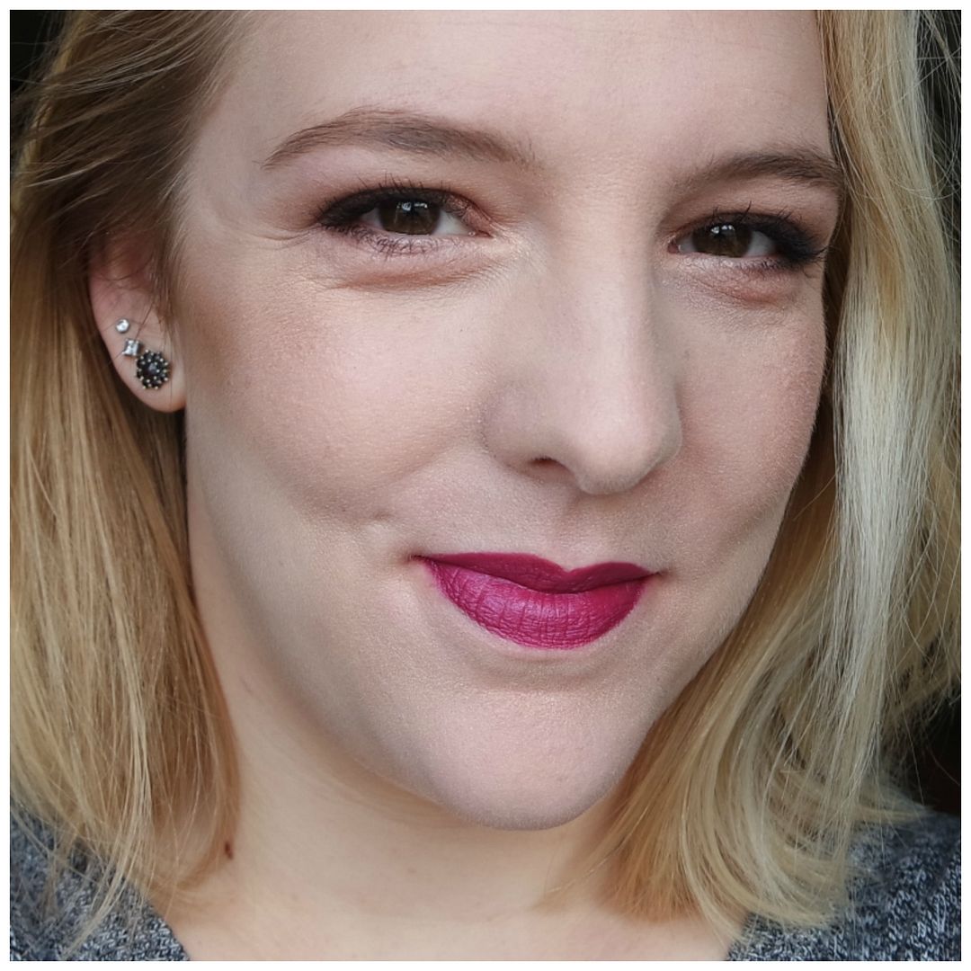 urban decay matte revolution vice lipstick review swatch application makeup look after dark