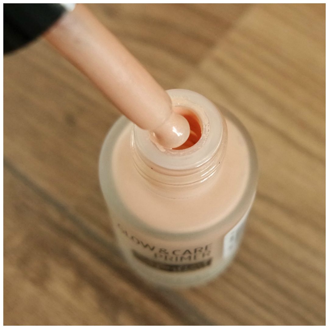 catrice glow & care primer review swatch makeup look application catrice glow & care primer review swatch makeup look application