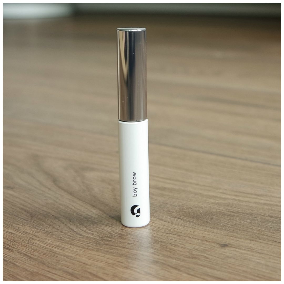 glossier boy brow blond brow gel review swatch application glossier boy brow blond brow gel review swatch application