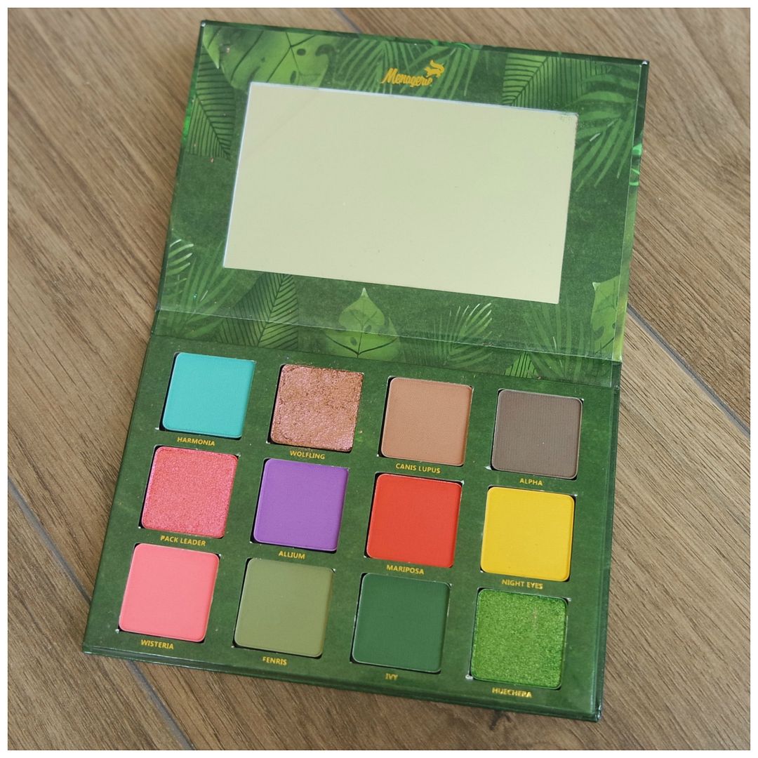 menagerie cosmetics feral eyeshadow palette review swatch makeup look 3 looks 1 palette menagerie cosmetics feral eyeshadow palette review swatch makeup look 3 looks 1 palette